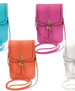 Crossbody Light Cell Phone Bag, 4 Assorted