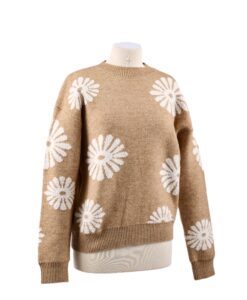 Top Floral Long Sleeve Sweater