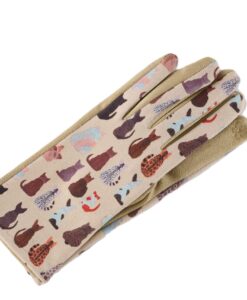 Cat Pattern Fleece Lined Gloves