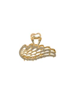 Rhinestone Angelwing Hair Clip