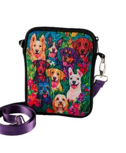 Crossbody Dog Neoprene Bag