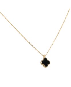 Delicate Quatrefoil Pendant Necklace, 3 Assorted