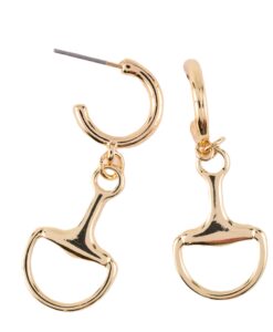 Horse Bit Hoop Earrings