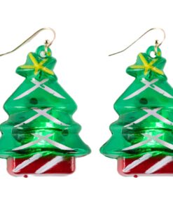 Light Up Christmas Tree Earrings