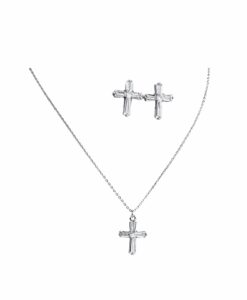 N/E Set CZ Cross