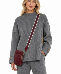 Crossbody Vegan Crocodile Pattern Vertical Accordion Bag With Comfort Strap And Detachable Wallet, 4 Assorted