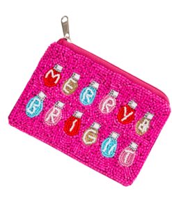 Coin Bag "Merry Bright" Seed Bead